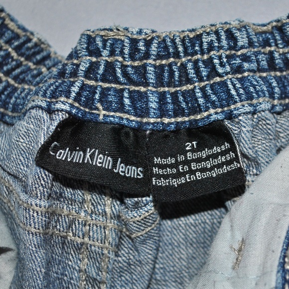Calvin Klein Jeans Size 2T Blue Denim Pants - Picture 3 of 12
